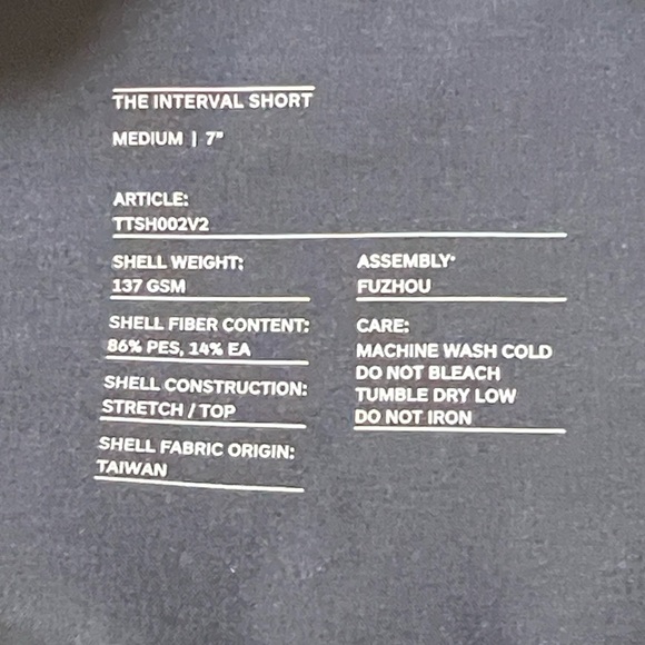 Ten Thousand Men's Tactical 7'' Unlined Set Shorts in Black Gray Camo - Picture 8 of 8